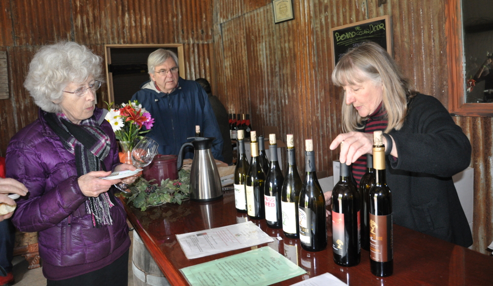 A hectic Tasting Room Day