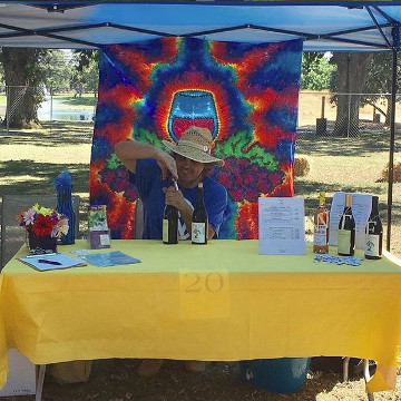 Nic pouring at Summer Fest