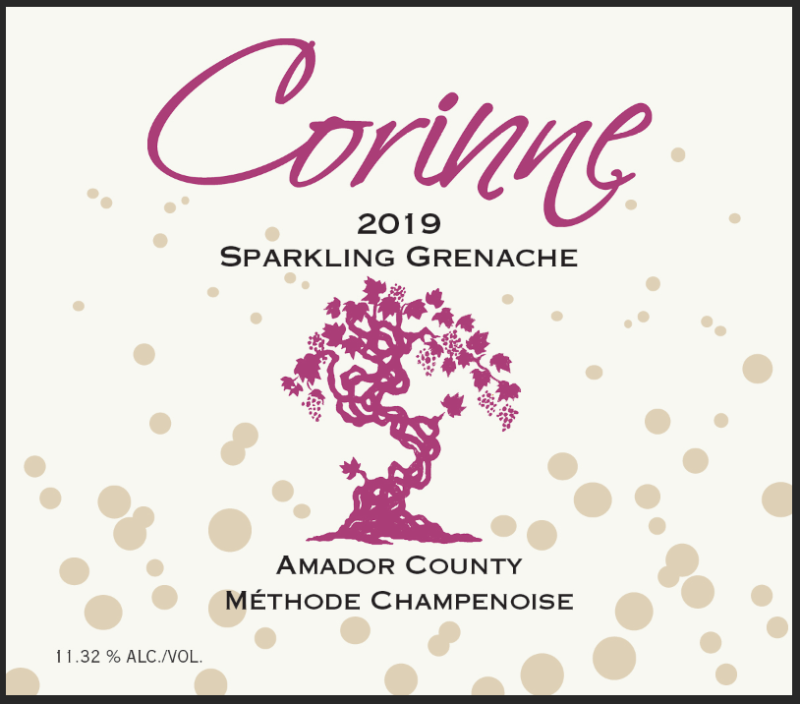 2019 Corinne Sparkling Grenache