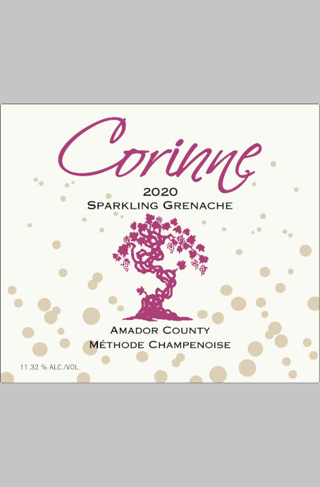 2020 Corinne Sparkling Grenache
