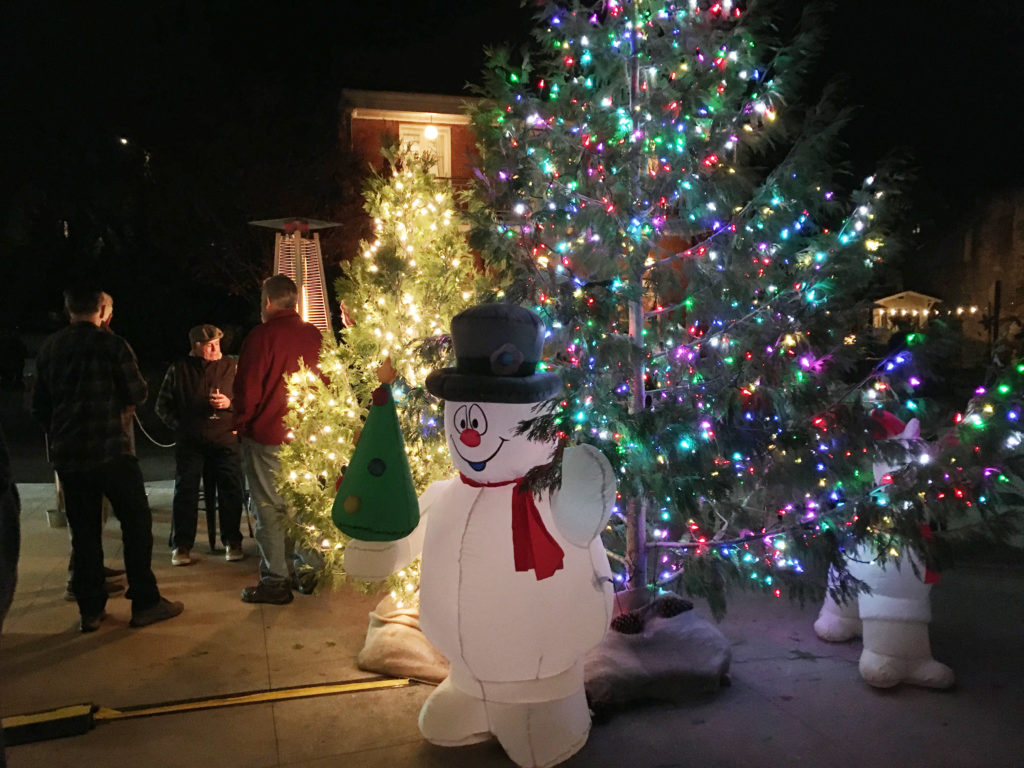 Snowman and Visitors